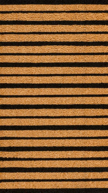 Hadley Modern Classic Ticking Stripe Coir Area Rug